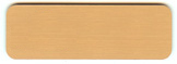 Blank - Gold Name Tag / Name Badge (1